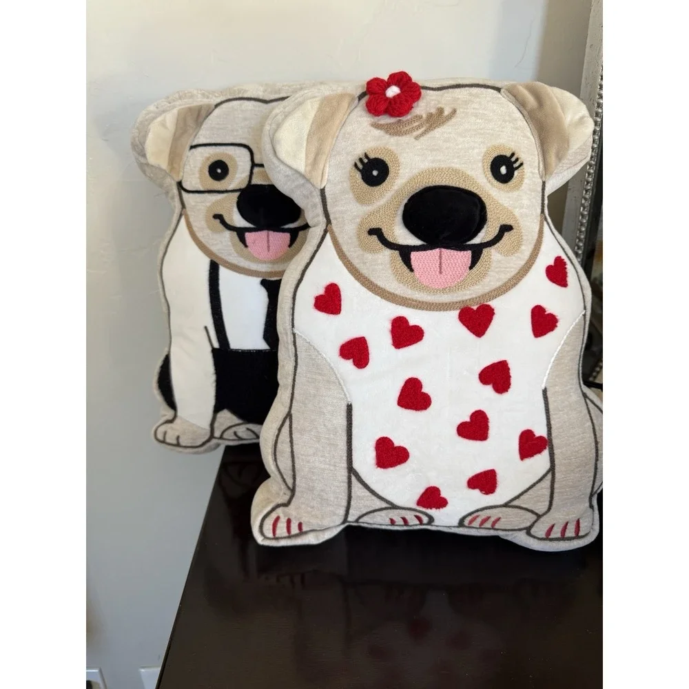 A Pair Of Great Doggy Pillows.